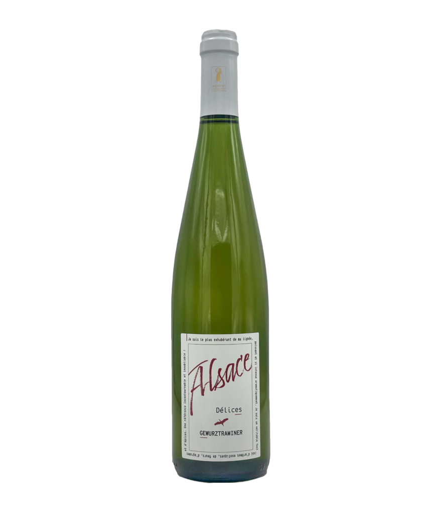 Gewurztraminer vin blanc d'Alsace sucré pour l'apéro